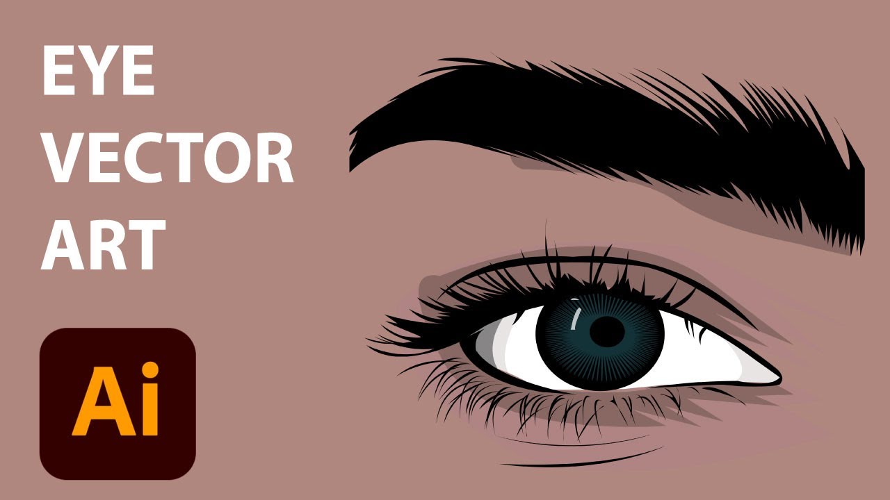 vector eye short illustrator short #vector #vectorart #shorts
