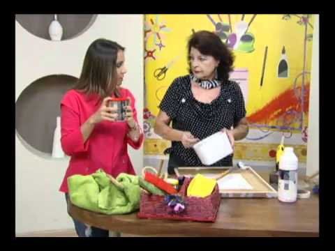 Mulher.com 29/09/2011 - Moldura de espelho