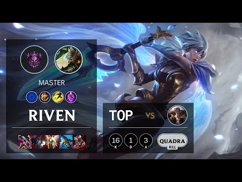 Riven Top vs Sett - EUW Master Patch 11.13