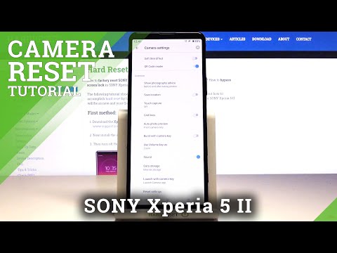 How to Reset Camera Settings in SONY Xperia 5 II – Restore Camera Settings