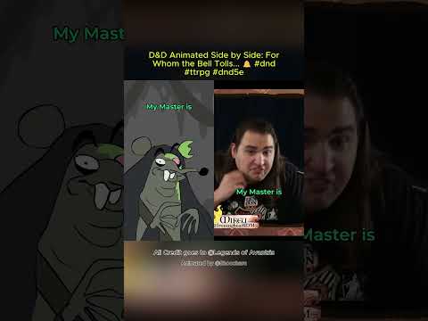 D&D Animated Side by Side: For Whom the Bell Tolls... 🔔 #dnd #ttrpg #dnd5e