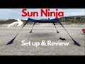 Sun Ninja Beach Tent Set Up and Review.