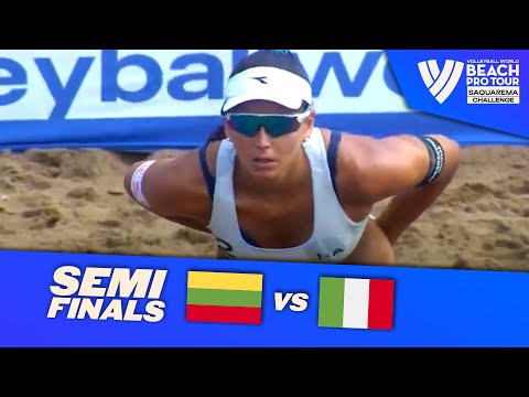 Paulikiene/Raupelyte vs. Gottardi/Menegatti - Semi Final Highlights Saquarema 2023 #BeachProTour