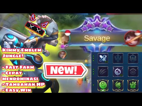 TUTORIAL KIMMY EMBLEM JUNGLE SEASON 20 SAVAGE. 😱 SAKIT PARAHHH