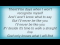 Saga - I'll Never Be Like You Lyrics