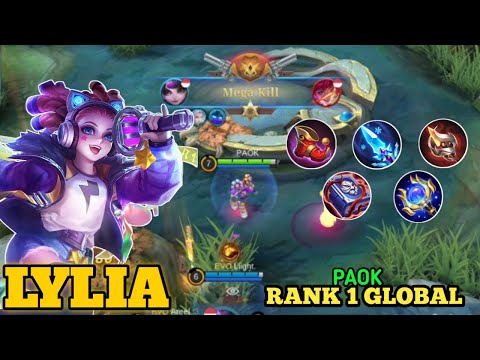 Easy Game, nick: PAOK - TOP 1 GLOBAL LYLIA - Mobile Legends