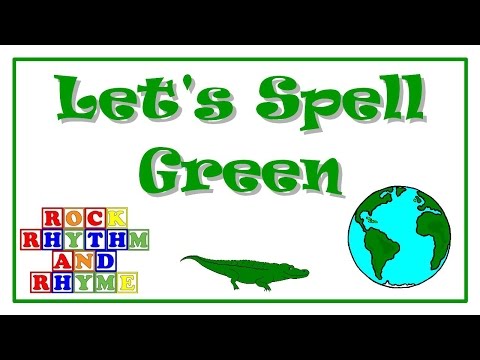 YouTube video about: How do you spell green?