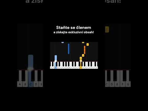 Olympic - Okno mé lásky (piano tutorial | klavír | akordy | noty | české písničky)