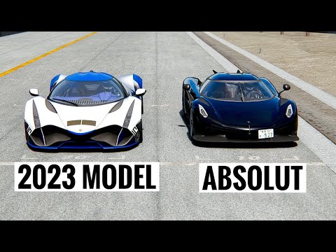 New Devel Sixteen 2023 Model vs Koenigsegg Jesko Absolut at Special Stage Route X