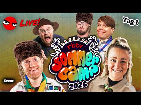 Video Thumbnail: LIVE 14 Uhr | Das RBTV SOMMERCAMP 2026 u.a. Löffel Messer Gäbel & Gothic Remake mit den MichaBros