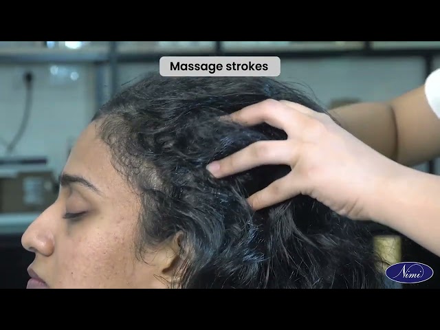 Procedure for head massage