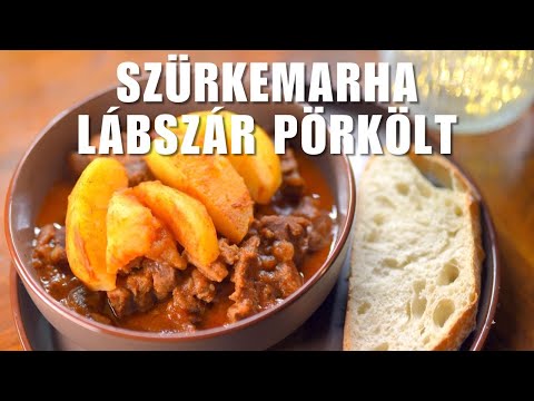 Szürkemarha lábszár pörkölt Borbás Marcsi konyhájából