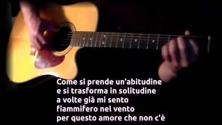 Marco Masini - Meglio Solo KARAOKE GUITAR