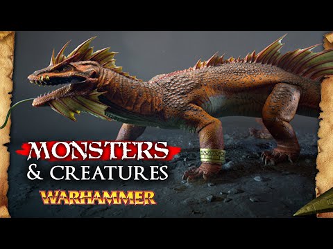 Salamandras, Wyverns, Sea Drakes, Razordons, Wyrms and more Monsters and Creatures from Warhammer