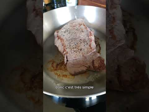 Si ton steak est tout gris dans l'inox c'est que tu fais une erreur