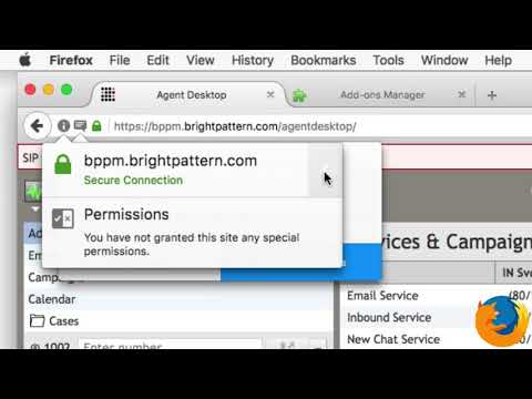 Bright Pattern Agent Desktop Helper App Firefox MR - Call Center Software