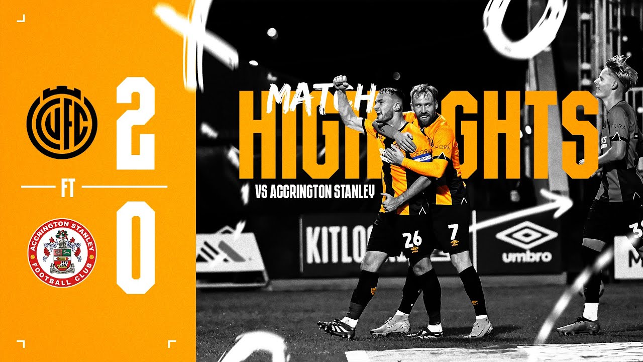 Cambridge Utd vs Accrington Goals and Key Moments Season 2025/2026