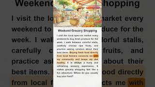 Weekend Grocery Shopping