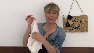 Tipos de compresas y absorbentes para adultos.