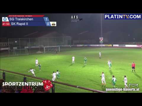 04.11.16 SG Traiskirchen - SK Rapid II - Highlight  (1. Halbzeit / 41:58) am 04.11.2016 20:16