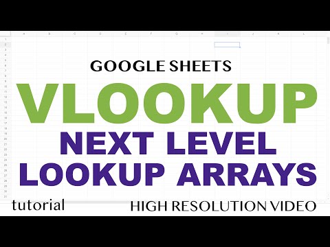 Google Sheets VLOOKUP Function Tutorial INDEX MATCH QUERY Part 1