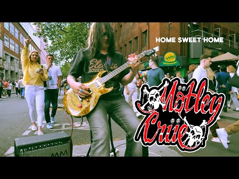 Awesome Street Talent! Motley Crue - Home Sweet Home, Miguel Montalban Guitar Cover, Nikki Sixx 2023