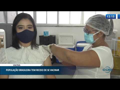 Populacão brasileira tem receio de se vacinar 09 09 20