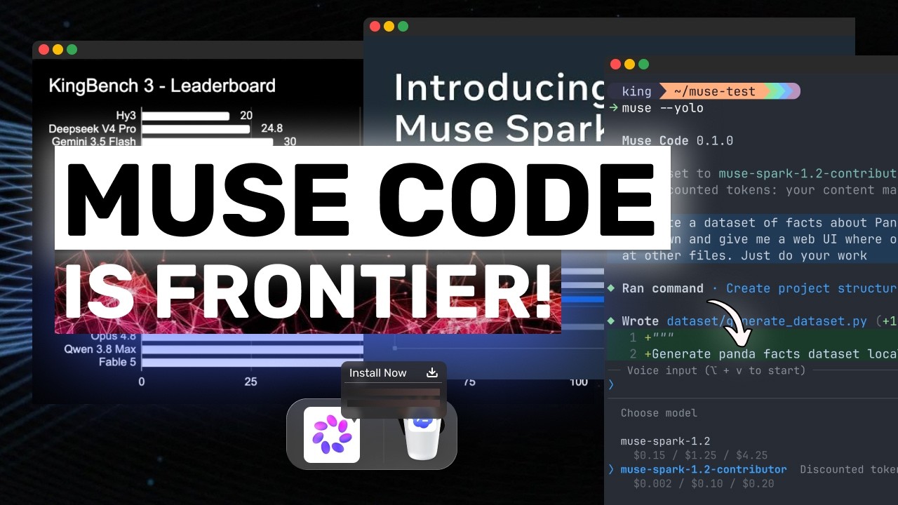 Muse Code + Spark 1.2 (Free Tier): Okay, this is ACTUALLY GOOD!