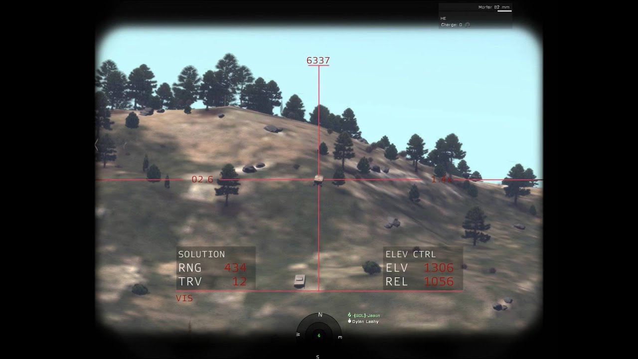 Mortar Direct Fire Sight