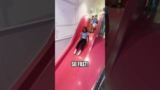 GIANT Pink Slide On Cruise 🛝💕 #lifeaswegomez #shorts #familyfun