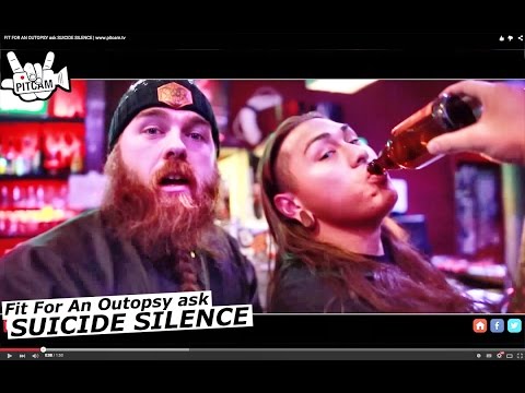 FIT FOR AN OUTOPSY ask SUICIDE SILENCE | www.pitcam.tv