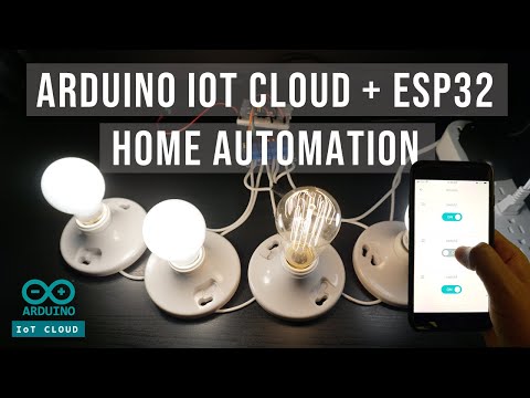 Arduino IoT Cloud and esp32 based Home Automation