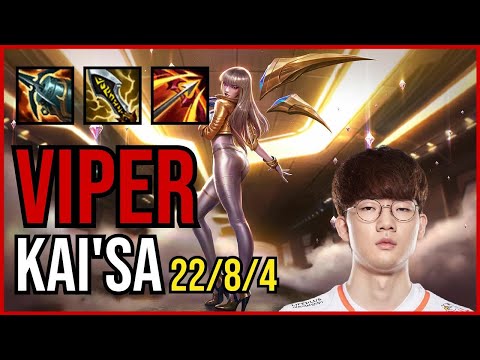 VIPER - KAI'SA vs. MISS FORTUNE ADC | KR CHALLENGER | PATCH 10.25 | QUADRAKILL