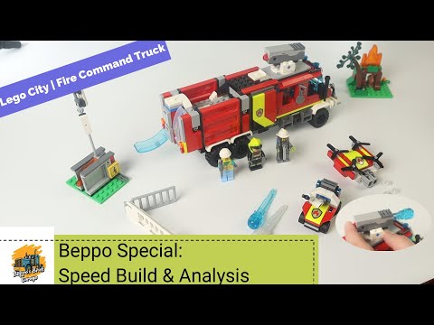 Fire Command Truck | Lego City 60374 - Speed Build Review