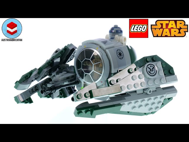 Vídeo relacionado con LEGO 75360 Star Wars Caza Estelar Jedi de Yoda, Juego de Construcción de Vehículo de La Guerra de los Clones con Minifigura del Maestro Yoda, Espada láser y Figura del Droide R2-D2