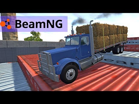 Jumping Crashes & Deadly Fall from the Stairs |  Beamng drive #3