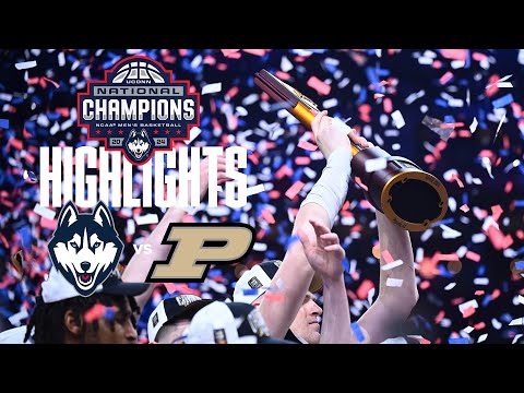 HIGHLIGHTS | UConn Men’s Basketball vs. Purdue | NCAA National Champions