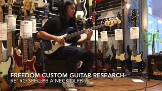 Video thumbnail for Freedom Custom Guitar Research Retro Spec PB A neck DLPB by 三木楽器 / MIKIGAKKI 公式チャンネル