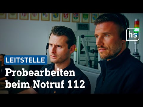 Notruf-Zentrale hautnah: Moderator arbeitet einen Tag lang mit | hessenschau