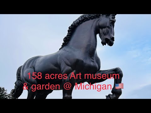 Meijer Gardens, Grand Rapids, Michigan 🇺🇸. 158 acres de jardim e museu de arte