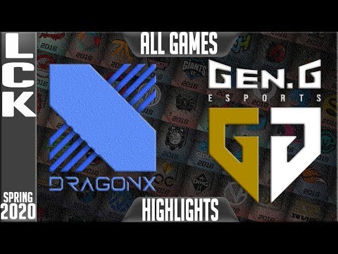 DRX vs GEN Highlights ALL GAMES | LCK Spring 2020 W3D3 | DragonX vs Gen.G