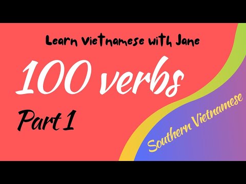 100 common verbs in Vietnamese  - Part 1