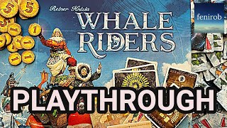 Whale Riders Board Game | Playthrough (2 Players)