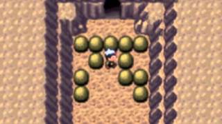 Pokémon: Ruby version - Seafloor Cavern (last boulders puzzle)