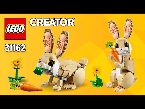 LEGO® Creator 3in1 Cute Bunny (31162)[326 pcs] Step-by-Step Building Instructions @TopBrickBuilder