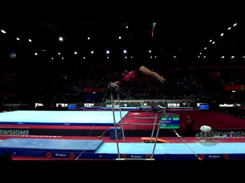TAN ING Yueh (MAS) - 2019 Artistic Worlds, Stuttgart (GER) - Qualifications Uneven Bars