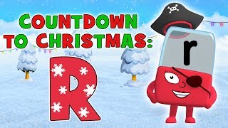 Alphablocks - Countdown to Christmas | The Letter R | Phonics for Kids
