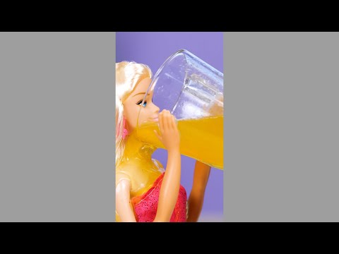 Mini Water Dispenser For Barbie🔥 #Shorts