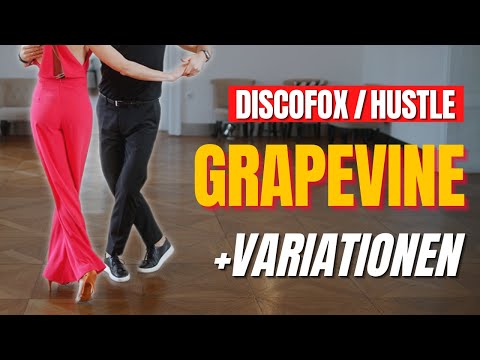 Discofox/Hustle: eine coole Footwork Kombination - GRAPEVINE!