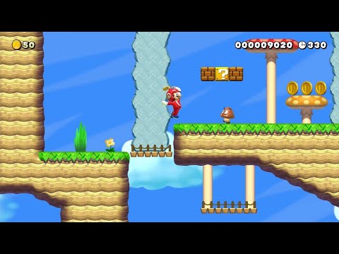 Super Mario Maker 2 - NSCW 1-3 Mushroom Heights by Crazi! - No Commentary